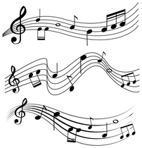 Image of musical notes